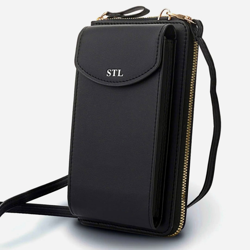 NWT STL selena the bag black clutch wallet